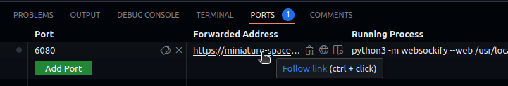 Port forwarding